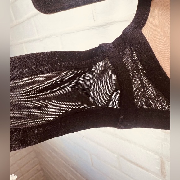 NWT Soma Lightest Lift Lined Demi Underwire Lace Bra 32 B Black #0300 - Picture 7 of 12